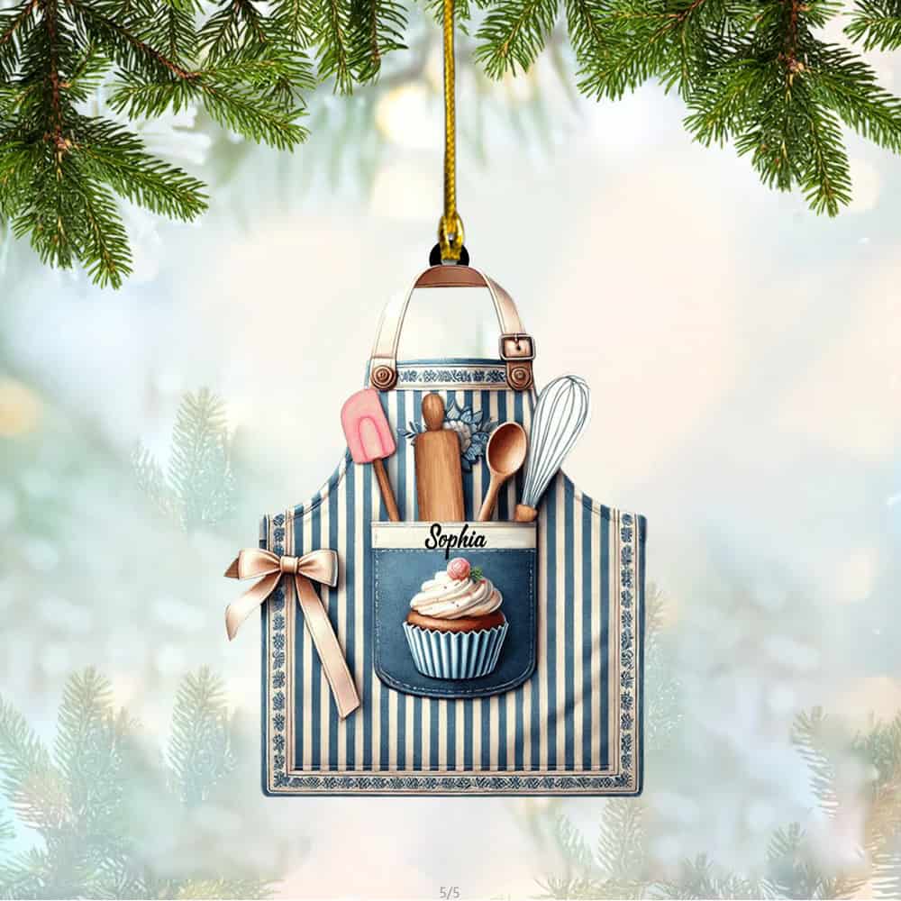 Personalized Baking Ornament Gift For Baking Lovers