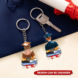 Personalized Graduation Class Senior Graduate Gift Acrylic Keychain