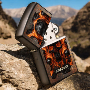 Skull Flame Keeper - Personalized Skull Lighter