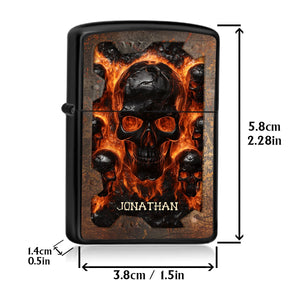 Skull Flame Keeper - Personalized Skull Lighter