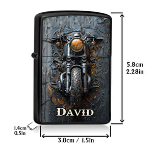 Time To Ride - Personalized Biker Lighter For Motorcycle lover