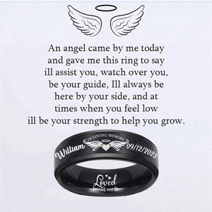 Personalized in loving memory keepsake Ring