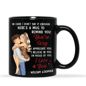 In Case I Don't Say It Enough Couples - Personalized Black Mug