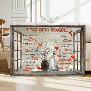 I Can Only Imagine canvas -Christian canvas, Christian home decor