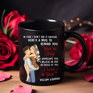 In Case I Don't Say It Enough Couples - Personalized Black Mug