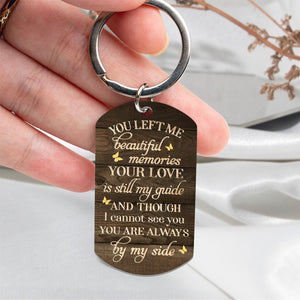 You're Always By My Side - Upload Image, Personalized Keychain