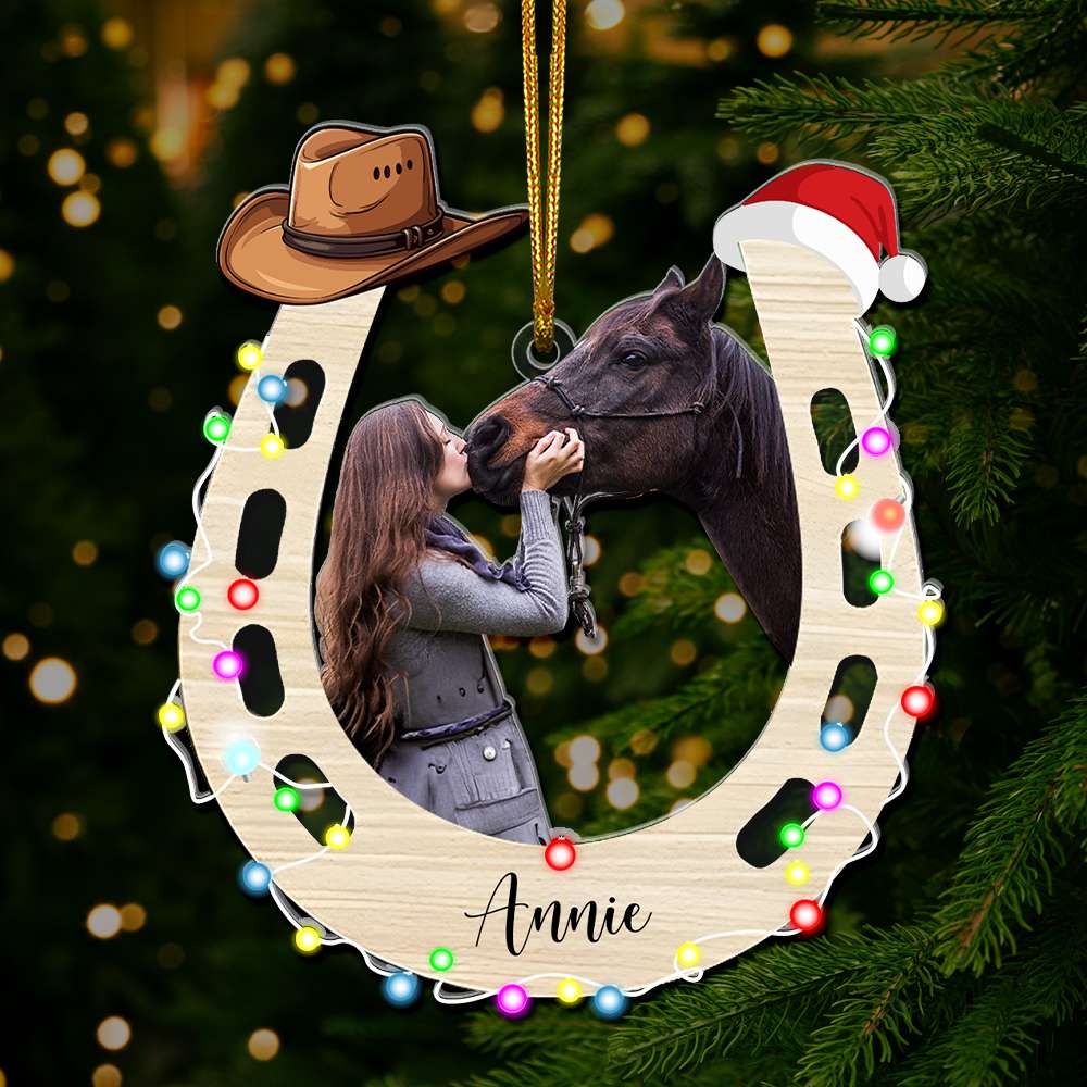 Personalized Gifts For Horse Lovers Acrylic Ornament