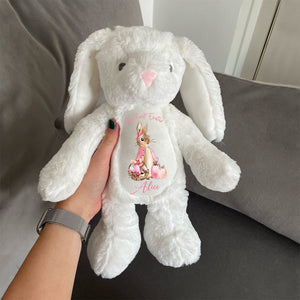 Persoalized Baby Plush Bunny First Easter Boy and Girl Gift