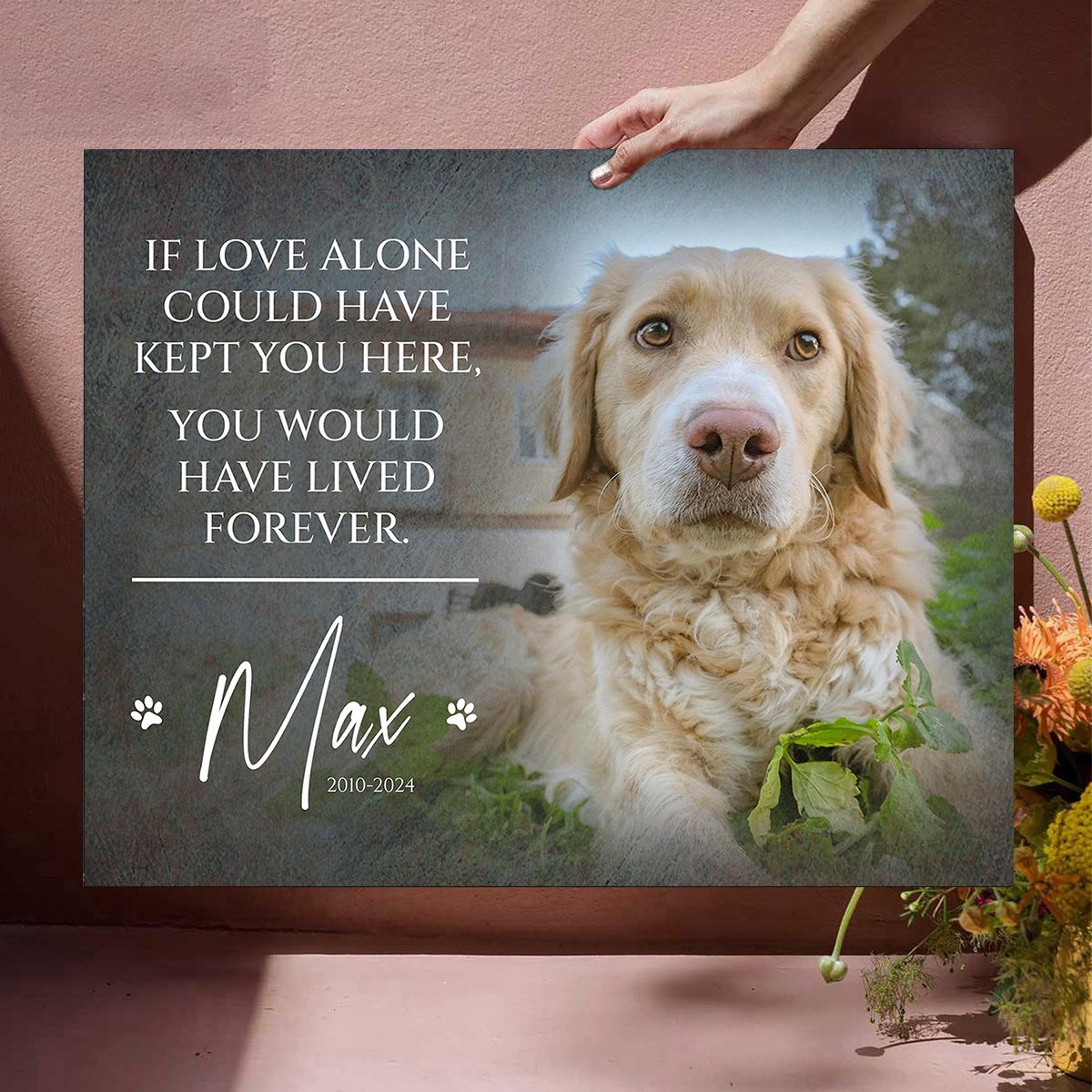 Personalized Cat Memorial Gift, Pet Loss Gifts for Owner-Canvas