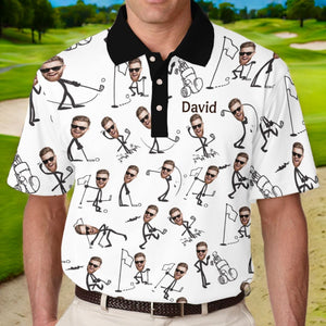 Personalized Golf Polo Shirt Gift For Golf Dad