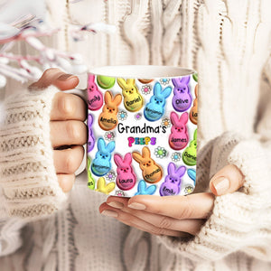 Personalized Easter Gift Bunny Grandma Kids Mug