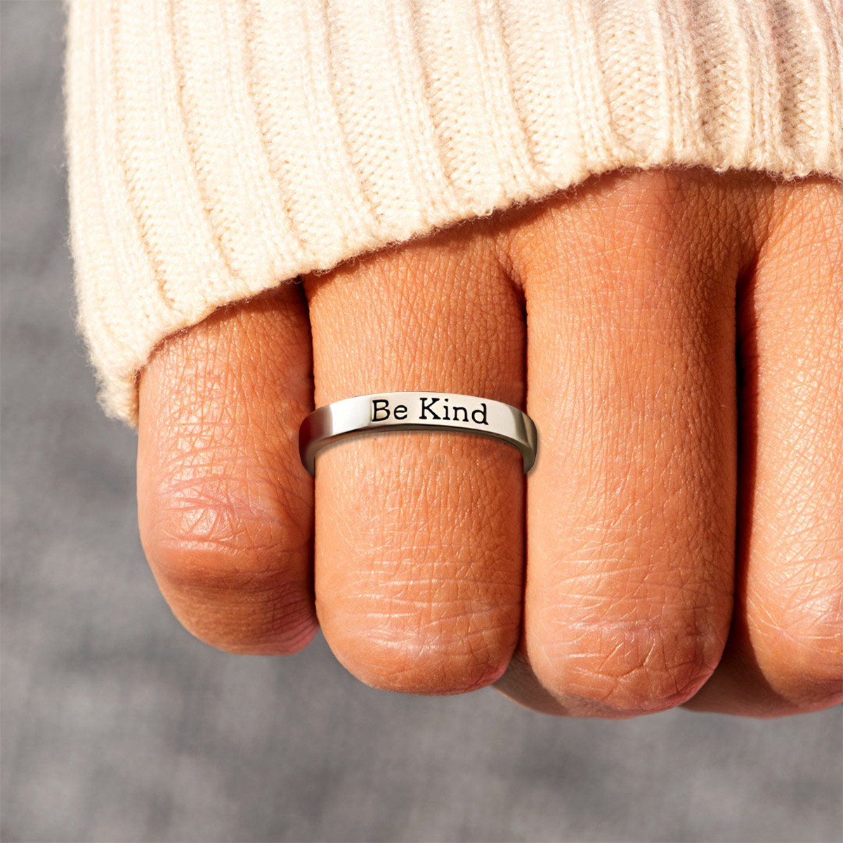 Be Kind...Of A Bi♥ch Mantra Ring