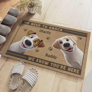 Personalized Custom Home Decor Decorative Mat - House Warming Gift For Pet Owners, Pet Lovers