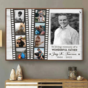 Personalized In Loving Memory Memorial Photo Canvas Print, Gift For Loss Of Loved One