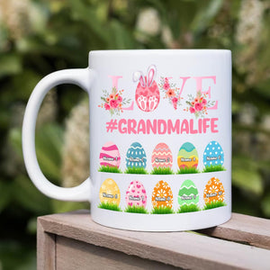 Love Grandma Easter - Gift for Grandma, Mom, Wife Personalized Custom Mug