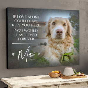 Personalized Pet Memorial Gift, Pet Loss Gifts for Owner-Canvas