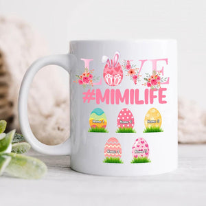 Love Grandma Easter - Gift for Grandma, Mom, Wife Personalized Custom Mug