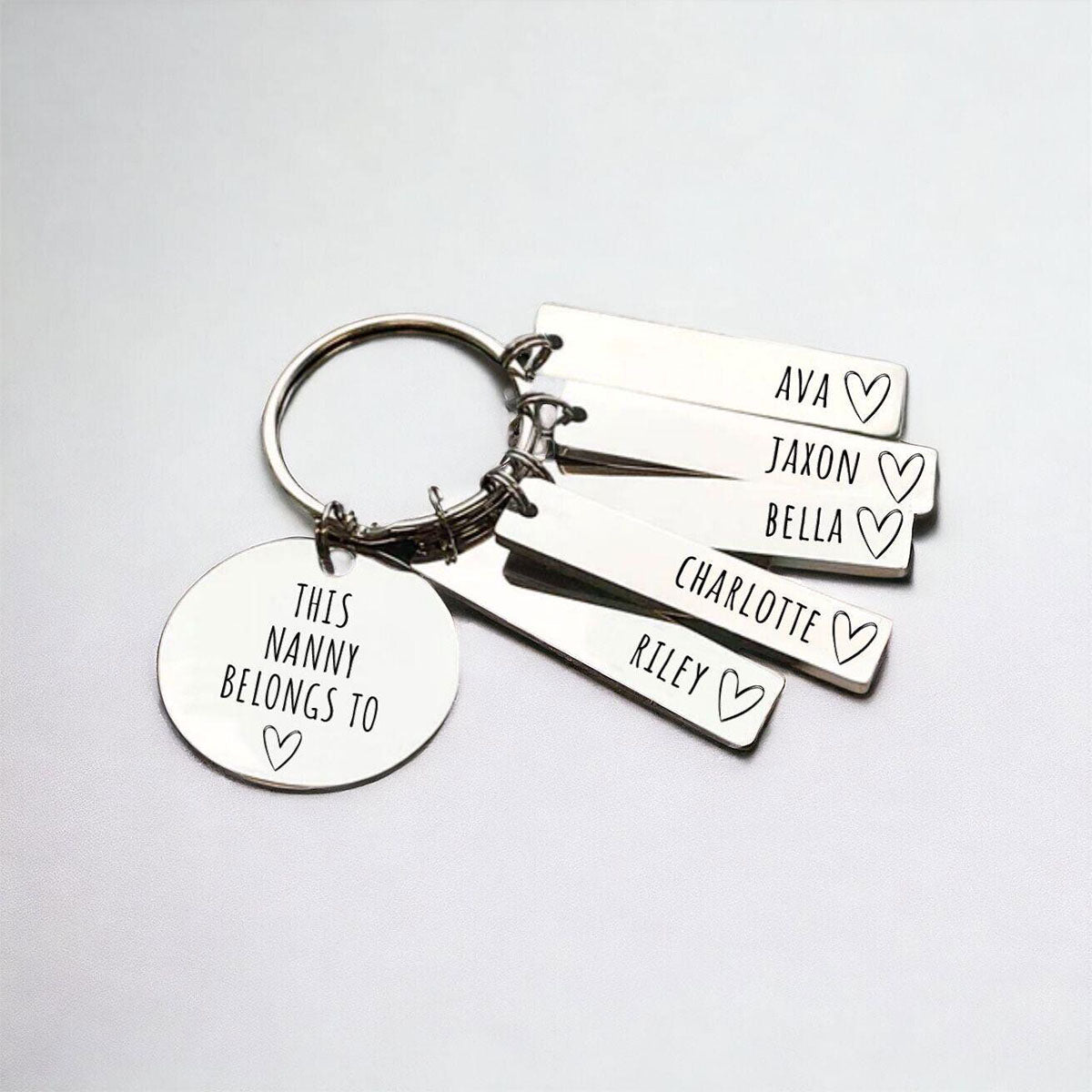 This Mummy Belongs To Personalised Family Keychain