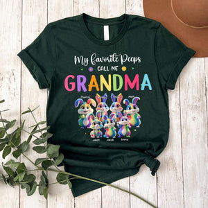 Personalized Grandma's Favorite Kids Easter Day Pure Cotton T-Shirt