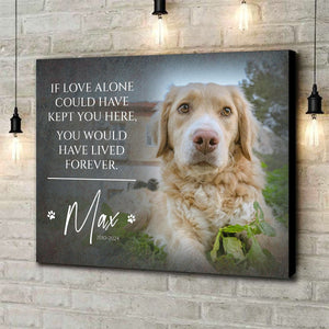 Personalized Cat Memorial Gift, Pet Loss Gifts for Owner-Canvas