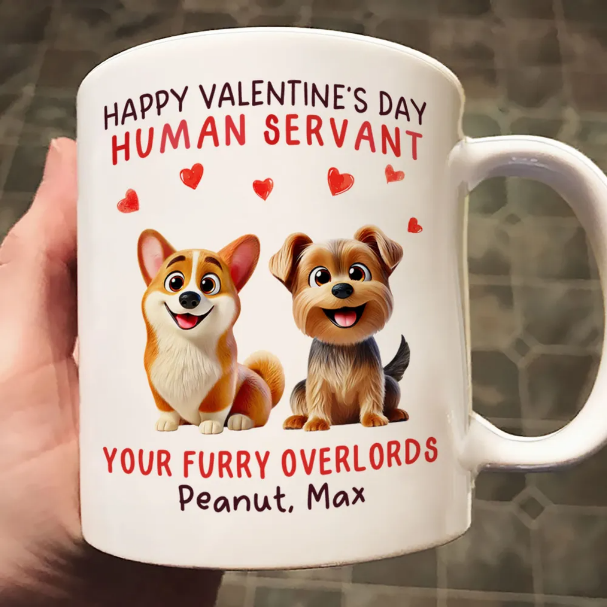 Funny Cartoon Dogs Personalized Mug Funny Gift For Dog Lovers