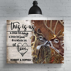 This Is Us - Personalized Hunting Canvas And Poster