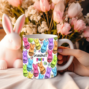 Personalized Easter Gift Bunny Grandma Kids Mug