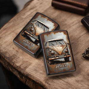 Personalized Vintage Caravan Hippie Lighter