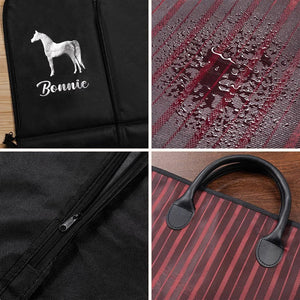 Personalized Horse Pattern Design Waterproof Hanging Garment Bag Travel Accessory