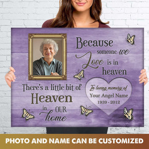 Personalized Unique Memorial Canvas Remembrance Gifts, Sympathy Gifts