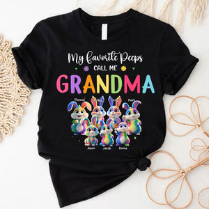 Personalized Grandma's Favorite Kids Easter Day Pure Cotton T-Shirt