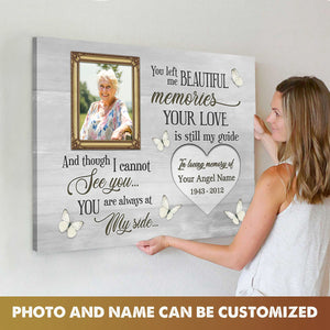 Personalized Unique Memorial Canvas Remembrance Gifts, Sympathy Gifts