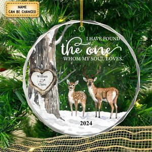 Married Little Christmas – Gift For Wedding Personalized Glass Ornament Holiday Decoration