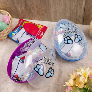 Personalized Easter Bunny Fillable Egg with Name Easter Gift for Kids