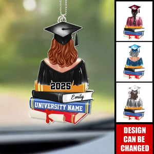 Personalized Graduation Class Senior Graduate Gift Acrylic Car Ornament