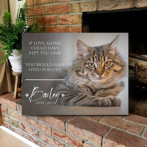 Personalized Pet Memorial Gift, Pet Loss Gifts for Owner-Canvas