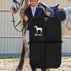 Personalized Horse Pattern Design Waterproof Hanging Garment Bag Travel Accessory