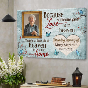 You Left Me Beautiful Memories Personalized Memorial Poster