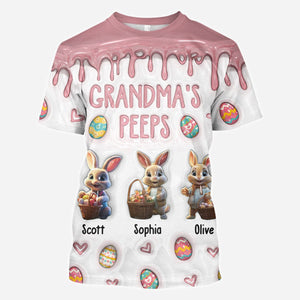 Personalized Love You Grandma All-Over Print T-Shirt