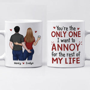 Couple Personalized Custom Mug - Gift For Husband Wife, Anniversary