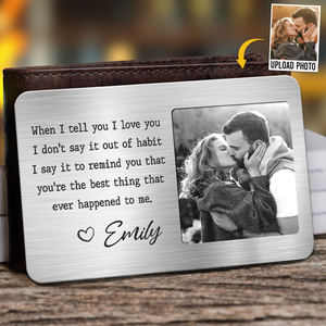 Dear Love Of My Life - Couple Personalized Wallet Card