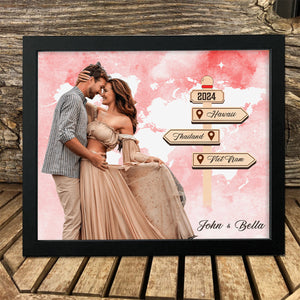 Personalized Photo Frame I Need You Travel Adventure Together For Couple