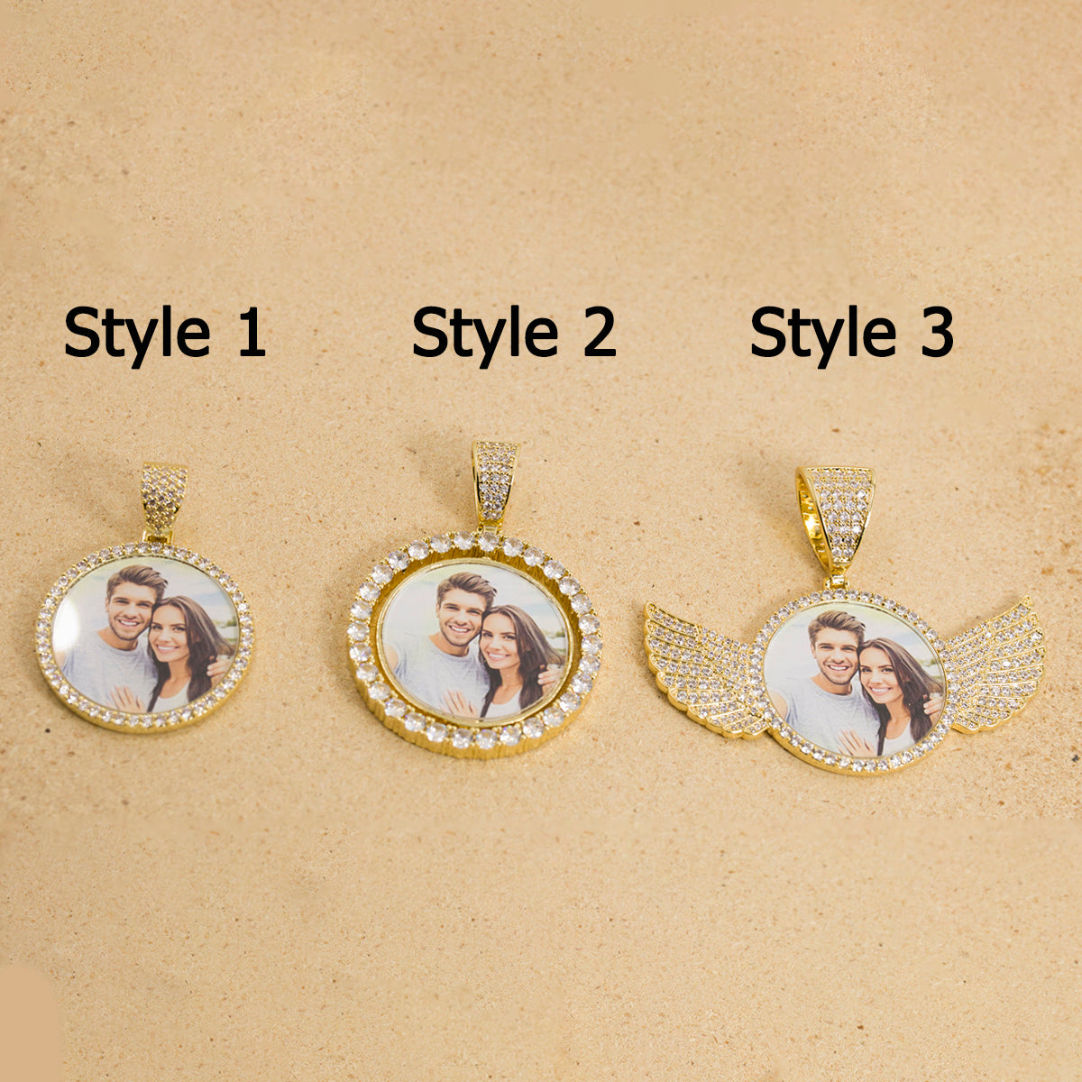 Personalized Photo Charm Hip Hop Pendant