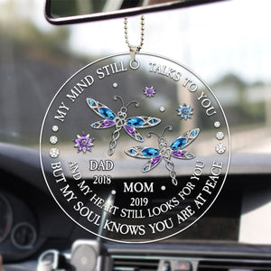 My Soul Knows You Are At Peace - Memorial Personalized Custom Car Ornament