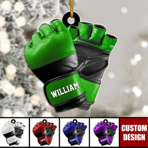 Personalized Glove Christmas Ornament, Gift For Boxing Lover