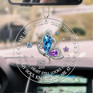 My Soul Knows You Are At Peace - Memorial Personalized Custom Car Ornament