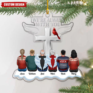 Always With You - Family Memorial Keepsake Personalized Acrylic Ornament