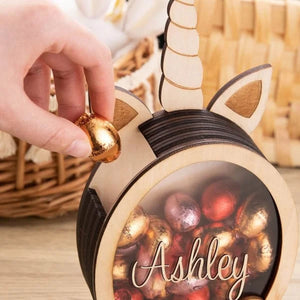 Personalized Bunny Easter Drop Money Box Gift for Kids