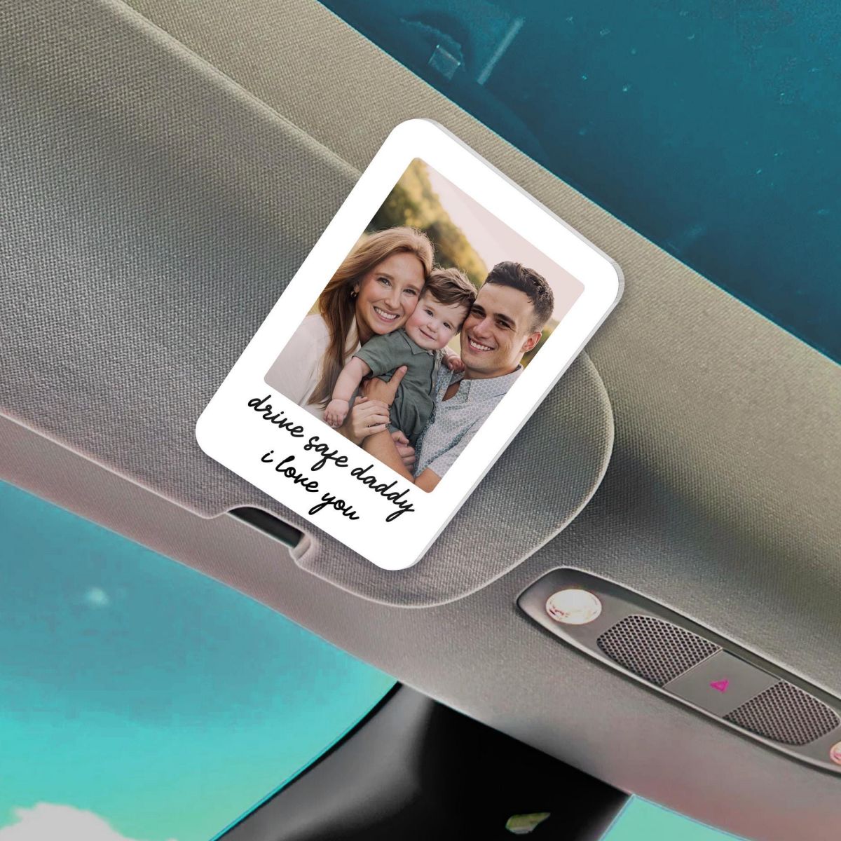 Personalized Custom Photo Acrylic Car Visor Clip