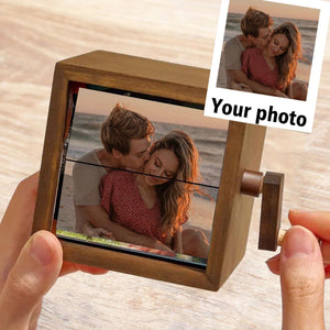 Personalized Photo Flip Book Frame Animation Machine Mechanical Hand-cranked Flip Book Box Album